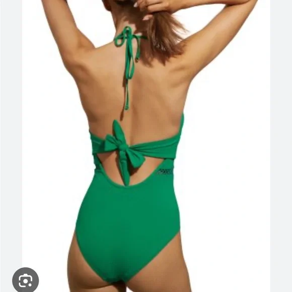 Reiss Rita Halter One Piece Swimsuit - Picture 2 of 5